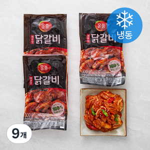 올품 닭갈비 매운맛 (냉동), 300g, 9개