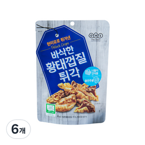 오희숙 전통부각 바삭한 황태껍질 튀각, 35g, 6개