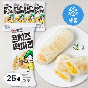 서울마님 콘치즈 떡마리 (냉동), 100g, 25개