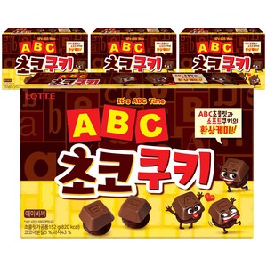 롯데 ABC초코쿠키, 152g, 4개