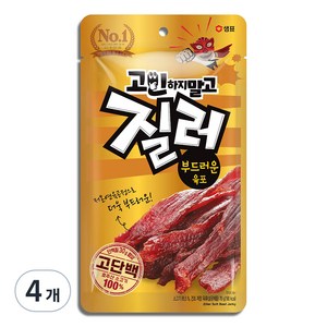 샘표 질러 부드러운 육포, 70g, 4개