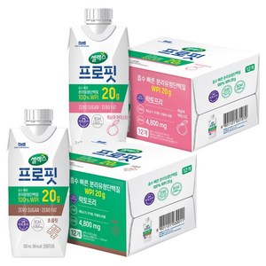 셀렉스 프로핏 드링크 초코 330ml 12p + 복숭아 330ml 12p, 1세트