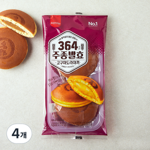 삼립 364시간 주종발효 고구마 도라야끼 2개입, 120g, 4개