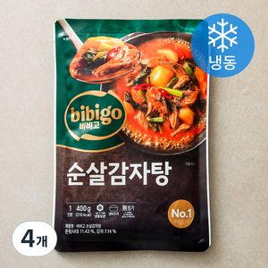 비비고 순살감자탕 1인분 (냉동), 400g, 4개