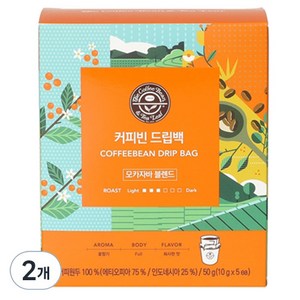 커피빈 드립백커피 모카자바 블렌드, 10g, 5개입, 2개