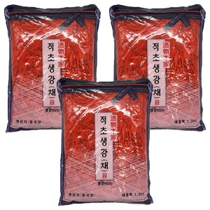 토호식품 적초생강 채, 3개, 1.3kg