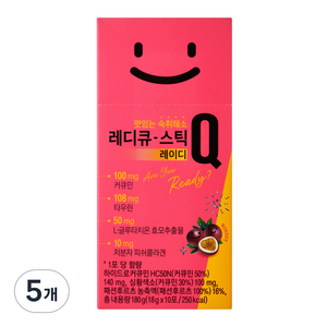 레디큐 스틱 레이디 맛있는 숙취해소 젤리 10p, 180g, 5개