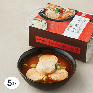 곰곰 짬뽕 순두부찌개, 662g, 5개