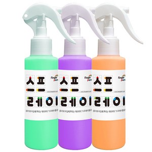 스노우키즈 스프레이물감 세트 B, 140ml, 3색