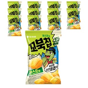 오리온 꼬북칩 콘스프맛, 80g, 12개