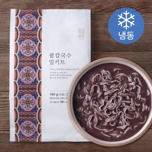 담꽃 팥칼국수 밀키트 2인분 (냉동), 780g, 1개