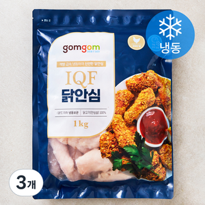 곰곰 IQF 닭안심 (냉동), 3개, 1kg