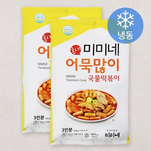 미미네 어묵많이 국물떡볶이 (냉동), 570g, 2봉