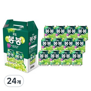 해태음료 포도 봉봉, 238ml, 24개