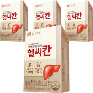 종근당건강 헬씨칸, 30정, 4개