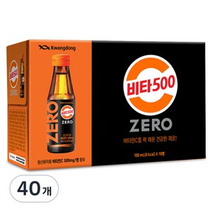 비타500 제로, 100ml, 40개