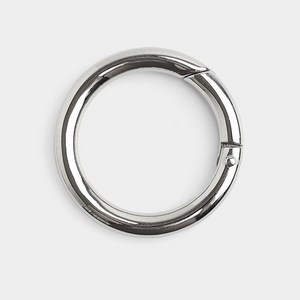 해피베어스 오픈 키오링 40mm, 실버, 2개