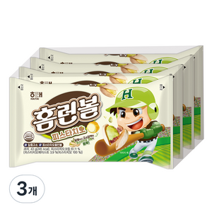 해태제과 홈런볼 피스타치오 과자 4p, 172g, 3개