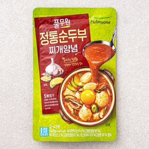 풀무원 정통순두부 찌개양념, 140g, 1개