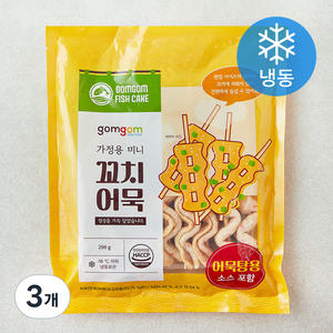 곰곰 가정용 미니 꼬치어묵 (냉동), 296g, 3개