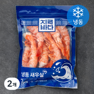 지금바다 아르헨티나산 붉은새우 이지필 (냉동), 300g, 2개