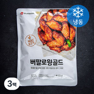 마니커에프앤지 버팔로윙골드 (냉동), 400g, 3팩