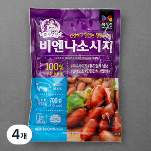 목우촌 주부9단 비엔나 소시지, 700g, 4개