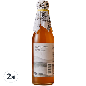 향유 고소한 참바른 들기름, 350ml, 2개