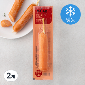 아임닭 맛있는 닭가슴살 매운후랑크 소시지 꼬치 (냉동), 70g, 2개