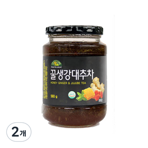 OganicStoy 꿀생강 대추차, 560g, 1개입, 2개