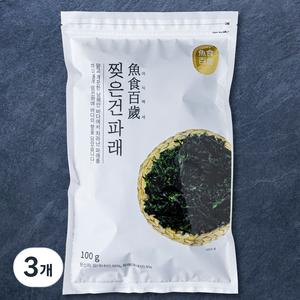 어식백세 찢은건파래, 100g, 3개