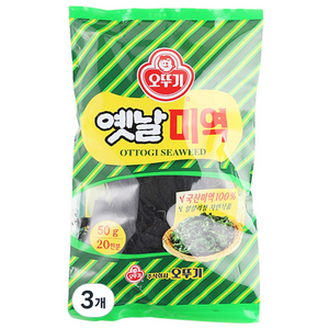 오뚜기 옛날 미역, 50g, 3개