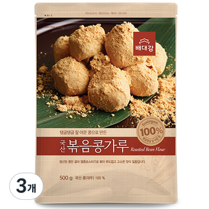 배대감 볶음콩가루, 3개, 500g