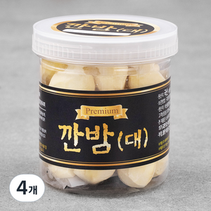 아산율림 깐밤 대, 250g, 4개