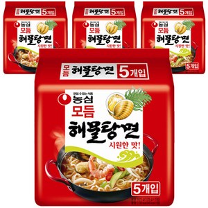 농심 모듬 해물탕면 125g, 20개