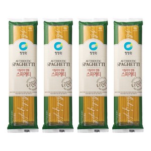 청정원 이탈리아 정통 스파게티, 500g, 4개