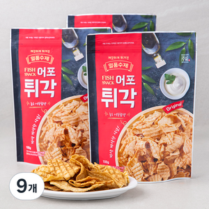 일품수제 어포튀각 FISH SNACK, 100g, 9개