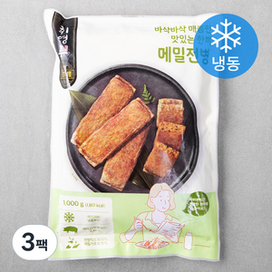 취영루 바삭바삭 매콤한 맛있는한끼 메밀전병 (냉동), 1000g, 3팩