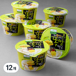 칠갑농산 똑쌀떡국 컵, 174g, 12개