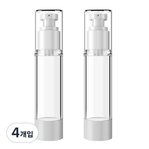 DM 뷰티 휴대용 스프레이 로션 공병 플랫 진공 100ml, 혼합 색상, 4개