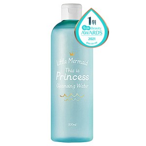 뷰티레시피 리틀머메이드 디스 이즈 프린세스 클렌징워터, 500ml, 1개