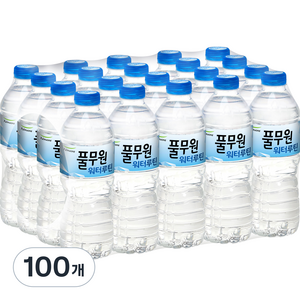 풀무원샘물 워터루틴, 500ml, 100개