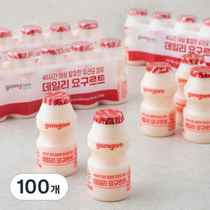 곰곰 데일리 요구르트, 65ml, 100개