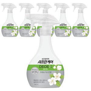 샤프란 케어 데오엑스 섬유탈취제 프레쉬 자스민향 본품, 500ml, 6개