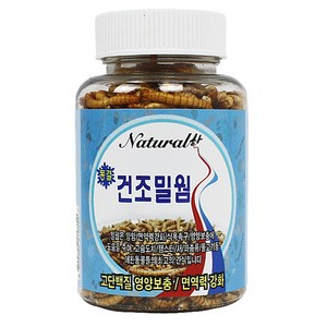 내츄럴한 동결 건조 밀웜, 25g, 1개