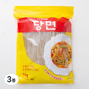 진심 당면, 1kg, 3개