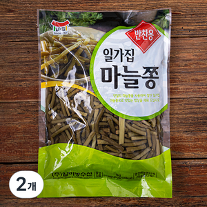 일가집 마늘쫑, 1kg, 2개