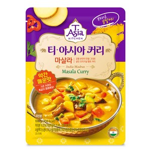 티아시아키친 마살라 커리 분말, 100g, 1개