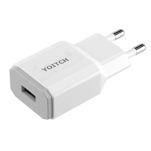 요이치 3.0 USB 고속 아답터 충전기 XM-QC3.0, 화이트, 1개