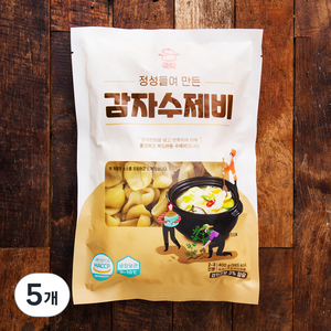 쿡탁 감자수제비 2~3인분, 400g, 5개